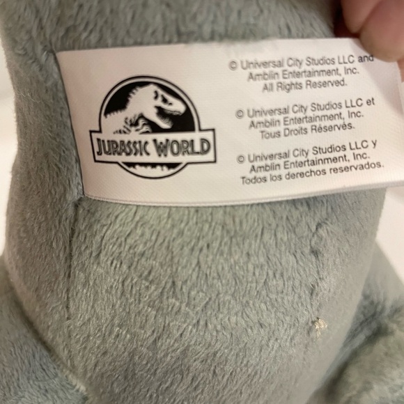 Jurassic World 11 1-2” Plush Blue Dinosaur - Picture 10 of 13